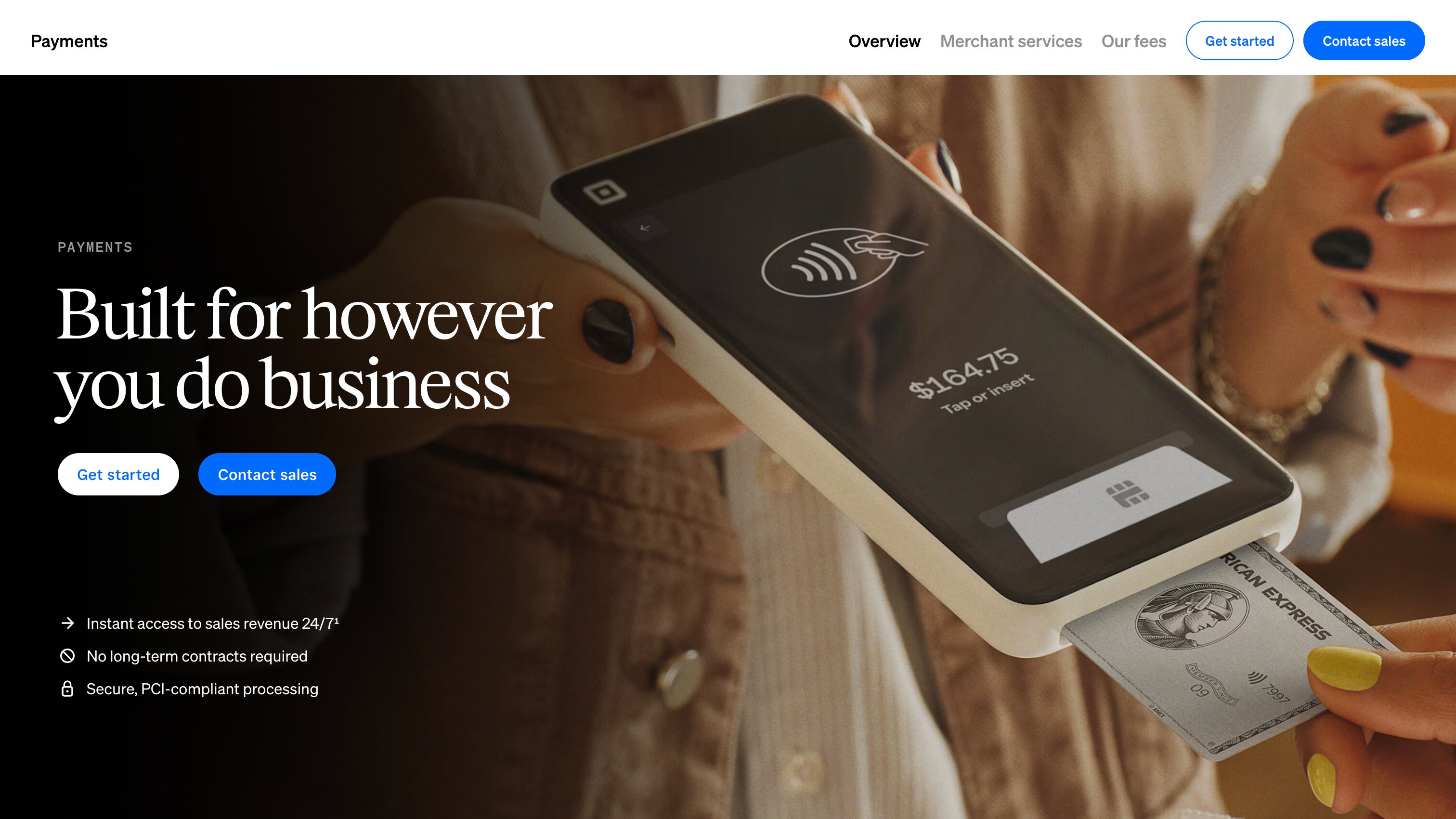Payments hero